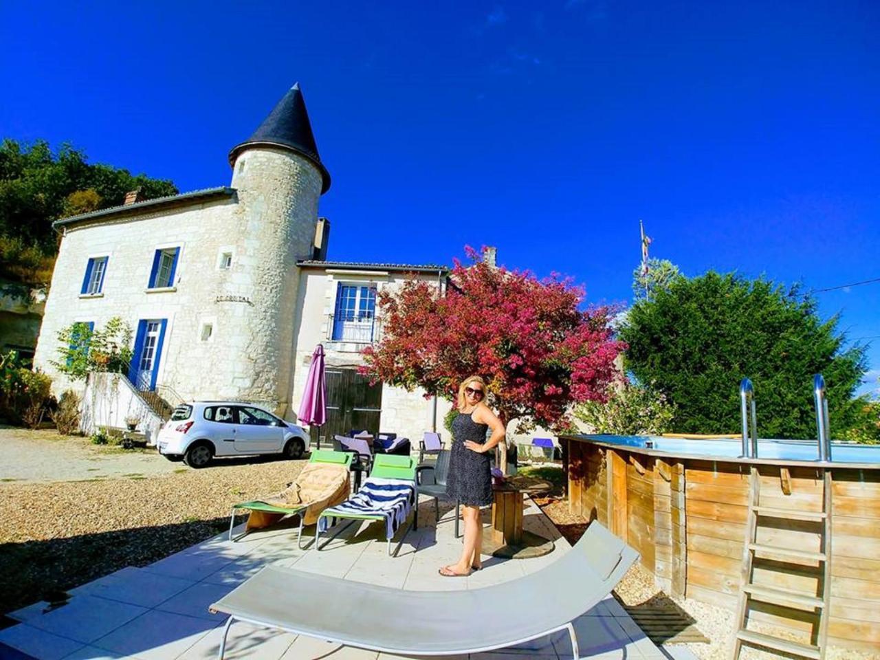 مبيت وإفطار Beaumont  Manoir Le Cristal " Les Entrees Du Futuroscope A Petit Prix المظهر الخارجي الصورة